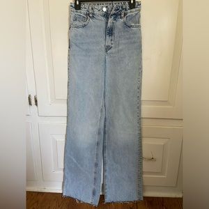 Zara High Rise - Wide Leg - Full Length Jeans NWOT